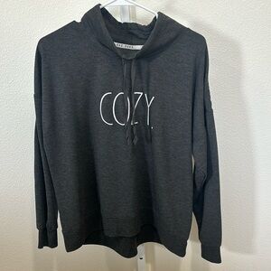 Rae Dunn “COZY” cowel neck sweatshirt